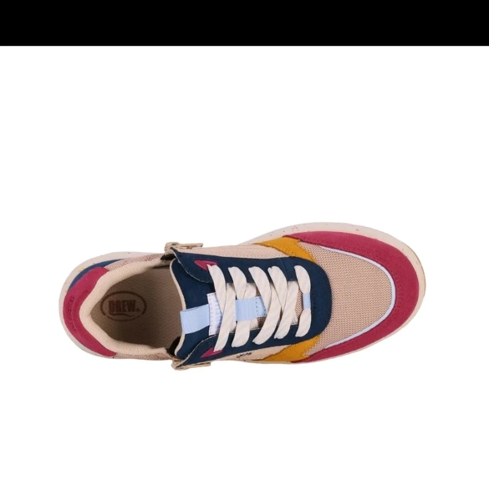 Drew Shoe Women's Orthotic Sneaker Happy - Multi Suede Combo 10839